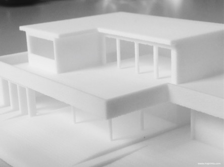 3D-gedrucktes Architekturmodell