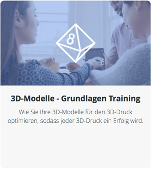 3D-Modelle Grundlagen Training rioprinto