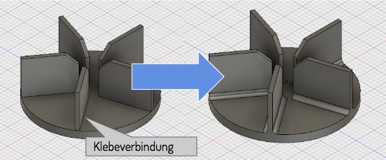 Montageschritte beim 3D-Druck sparen