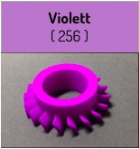 3D-Druck Farbe Violett SLS Verfahren