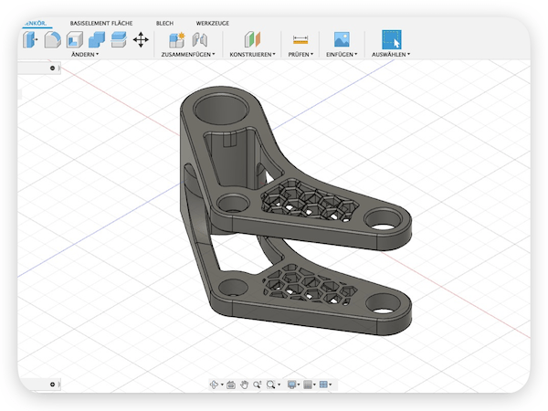 3D-Modell CAD-Modell für 3D-Drucker rioprinto