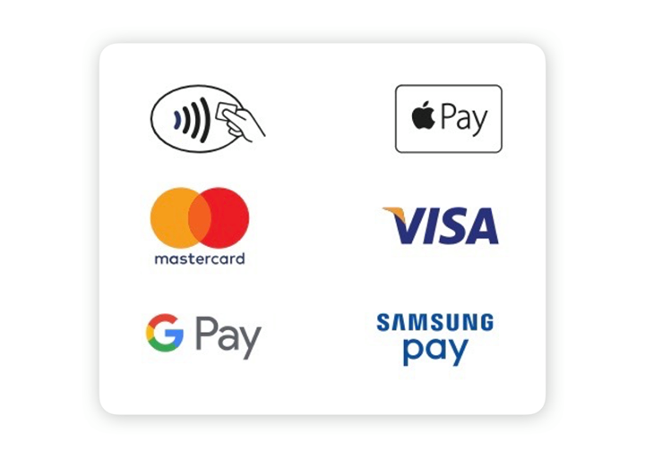 Rioprinto Zahlungsarten -Apple Pay oder Google Pay