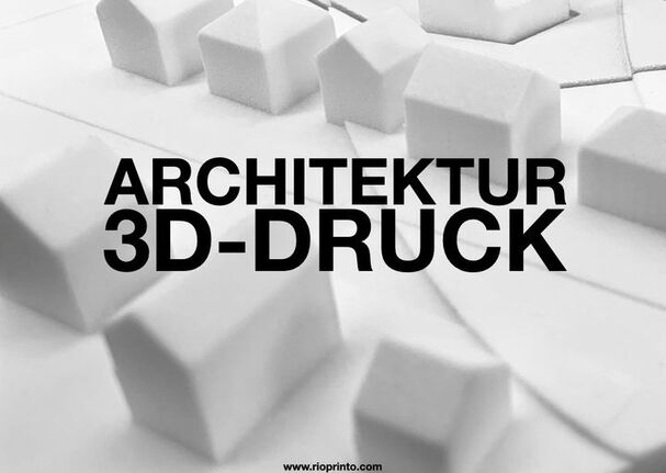 Architektur 3D Druck Stadtmodell Hausmodell